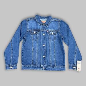 Levi’s Original Trucker Denim Jacket Youth Large – Medium Wash
